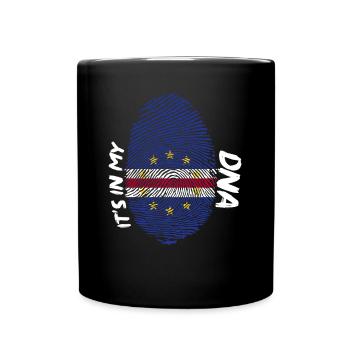 Cape Verde flag Cabo Verde flag - Full Colour Mug - black - Front