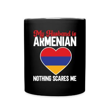 Armenian flag Armenia - Full Colour Mug - black - Front