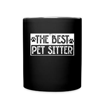 Hundetrainer Welpe Lustiges Haustier Training - Tasse einfarbig - Schwarz - Vorne