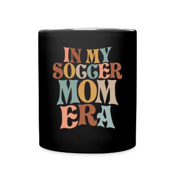 In My Soccer Mom Era - Full Colour Mug - black - Front