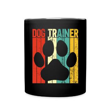 Dresseur de chiens Chiot drôle de dressage d’animaux de compagnie - Mug uni - noir - Devant