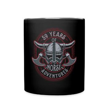 59 ans d’aventures nordiques - 59e anniversaire - Mug uni - noir - Devant