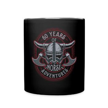 60 ans d’aventures nordiques - 60e anniversaire - Mug uni - noir - Devant