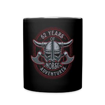 62 ans d’aventures nordiques - 62e anniversaire - Mug uni - noir - Devant