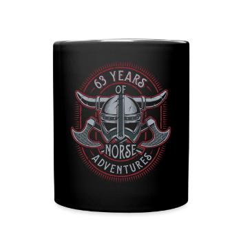 63 Years of Norse Adventures - 63. - Full Colour Mug - black - Front