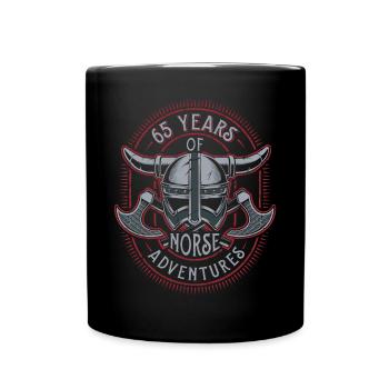 65 ans d’aventures nordiques - 65e anniversaire - Mug uni - noir - Devant