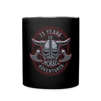 73 ans d’aventures nordiques - 73. - Mug uni - noir - Devant