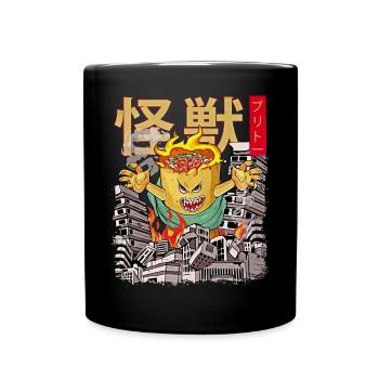 Kaiju Burrito Monstre Anime Japonais Mexicain - Mug uni - noir - Devant