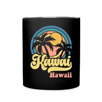 Hawaï - Mug uni - noir - Devant