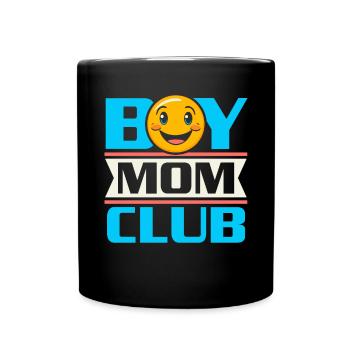 Boy Mom Best Mommy Ever Motherhood Fête des mères - Mug uni - noir - Devant
