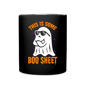 This is Some Boo Sheet Funny Halloween - Full Colour Mug - black - Front