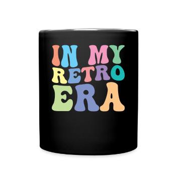 Retro Groovy - Full Colour Mug - black - Front