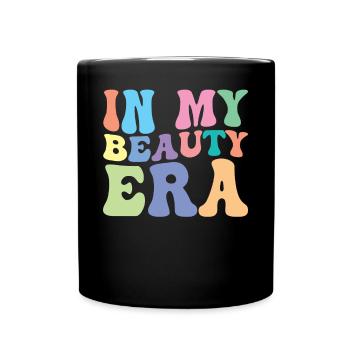Beauté Rétro Groovy In Meiner - Mug uni - noir - Devant