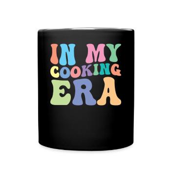 Kochen Retro Groovy In Meiner - Tasse einfarbig - Schwarz - Vorne