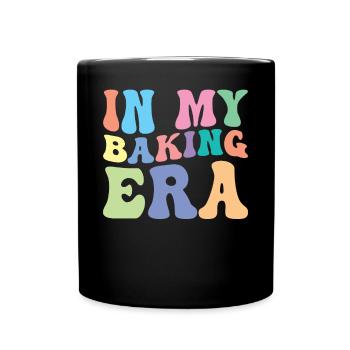 Kochen Retro Groovy In Meiner - Tasse einfarbig - Schwarz - Vorne