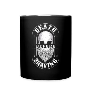 Beard Lover Bearded Man Death - Full Colour Mug - black - Front