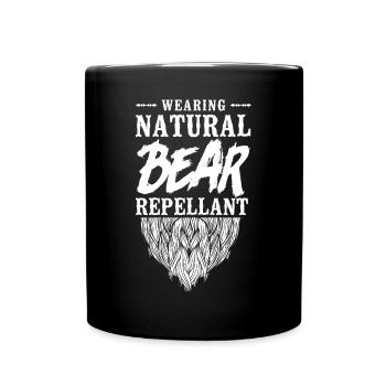 Beard Lover Bearded Man Wearing My - Full Colour Mug - black - Front
