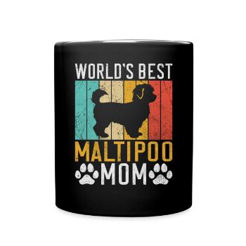 Cadeaux Maltipoo - Mug uni - noir - Devant