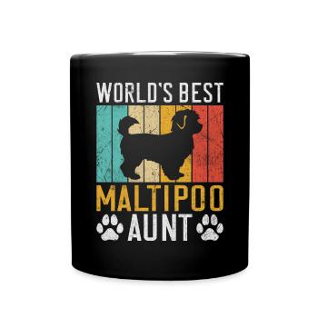 Cadeaux Maltipoo - Mug uni - noir - Devant
