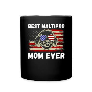 Cadeaux Maltipoo - Mug uni - noir - Devant