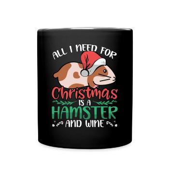Tout ce dont j’ai besoin pour Noël, - Mug uni - noir - Devant