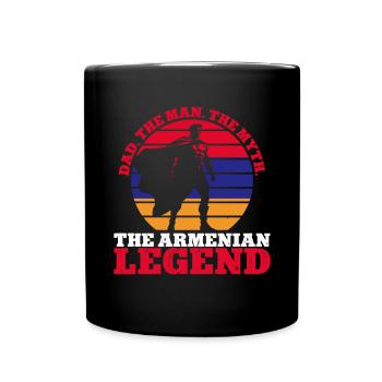 Armenian flag Armenia - Full Colour Mug - black - Front