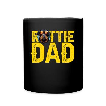Rottweiler Rottie Dog Race Pet - Rottie Dad - Mug uni - noir - Devant