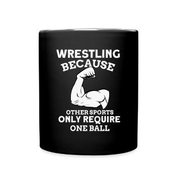 Arm wrestling - Full Colour Mug - black - Front