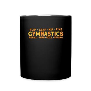 Acrobatic Gymnastic Sport Geschenk - Tasse einfarbig - Schwarz - Vorne