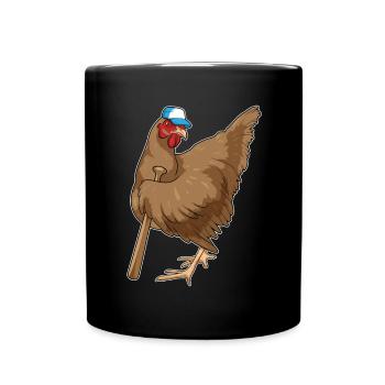 Poulet Baseball Bats - Mug uni - noir - Devant