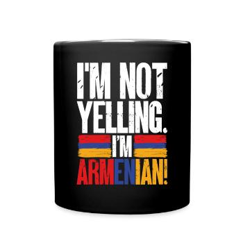Armenian flag Armenia - Full Colour Mug - black - Front