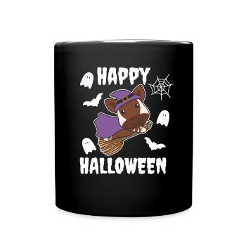 Okapi Joyeux Halloween Sorcière Enfants Sorcière Costume de Sorcière - Mug uni - noir - Devant