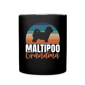 Cadeaux Maltipoo - Mug uni - noir - Devant