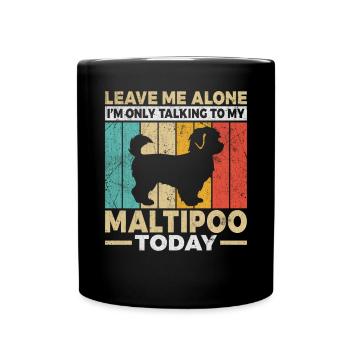 Cadeaux Maltipoo - Mug uni - noir - Devant