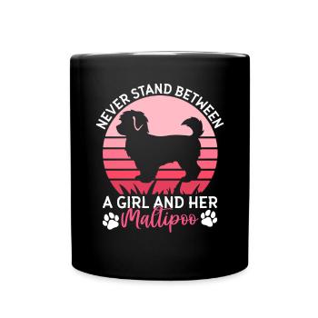 Cadeaux Maltipoo - Mug uni - noir - Devant