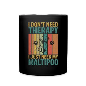 Cadeaux Maltipoo - Mug uni - noir - Devant