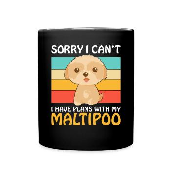 Cadeaux Maltipoo - Mug uni - noir - Devant
