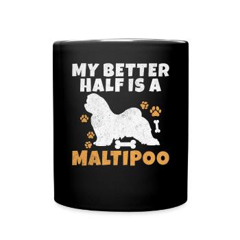 Cadeaux Maltipoo - Mug uni - noir - Devant