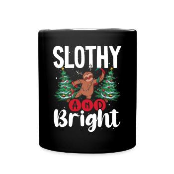 Faul Und Hell - Tasse einfarbig - Schwarz - Vorne