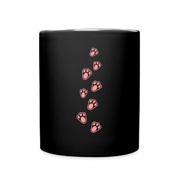 Kids Easter Bunny in Your Pocket - Full Colour Mug - black - Front