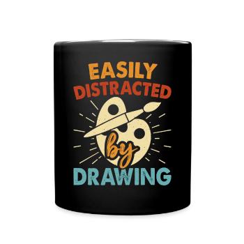 Artist Painter - Full Colour Mug - black - Front