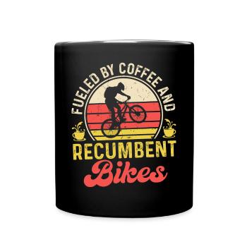 Bicyclette - Mug uni - noir - Devant