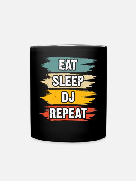 Disc jockey - Full Colour Mug - black