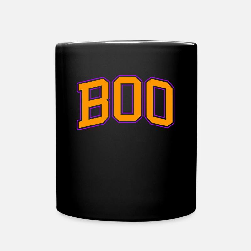 Boo Halloween - Tasse einfarbig - Schwarz