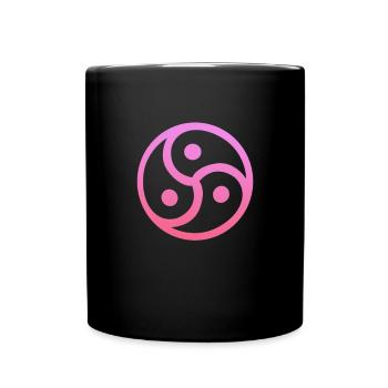 Sadomaso BDSM Femdom SM Sado Maso Gift - Full Colour Mug - black - Front