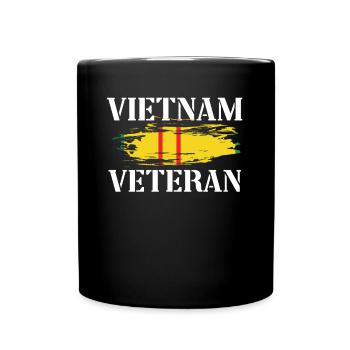 Us Army Vietnam Veteran - Tasse einfarbig - Schwarz - Vorne