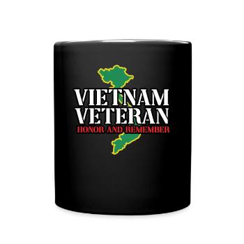 Us Army Vietnam Veteran - Tasse einfarbig - Schwarz - Vorne