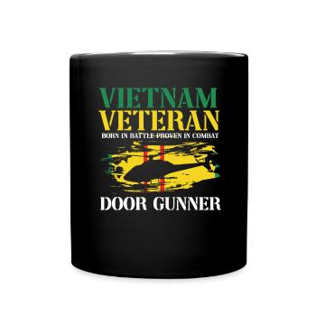 Us Army Vietnam Veteran - Tasse einfarbig - Schwarz - Vorne