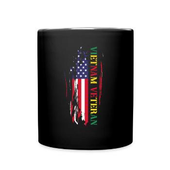 Us Army Vietnam Veteran - Tasse einfarbig - Schwarz - Vorne