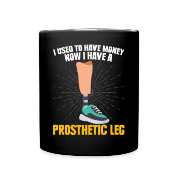 Amputierte - Tasse einfarbig - Schwarz - Vorne